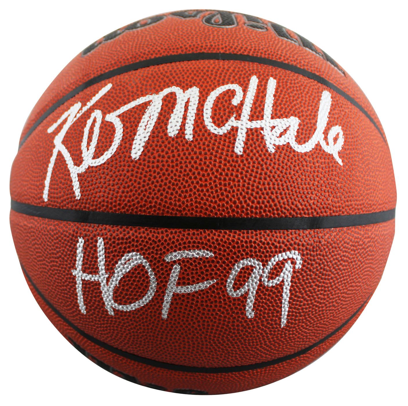 Celtics Kevin McHale "HOF 99" Authentic Signed Wilson Basketball BAS Witnessed