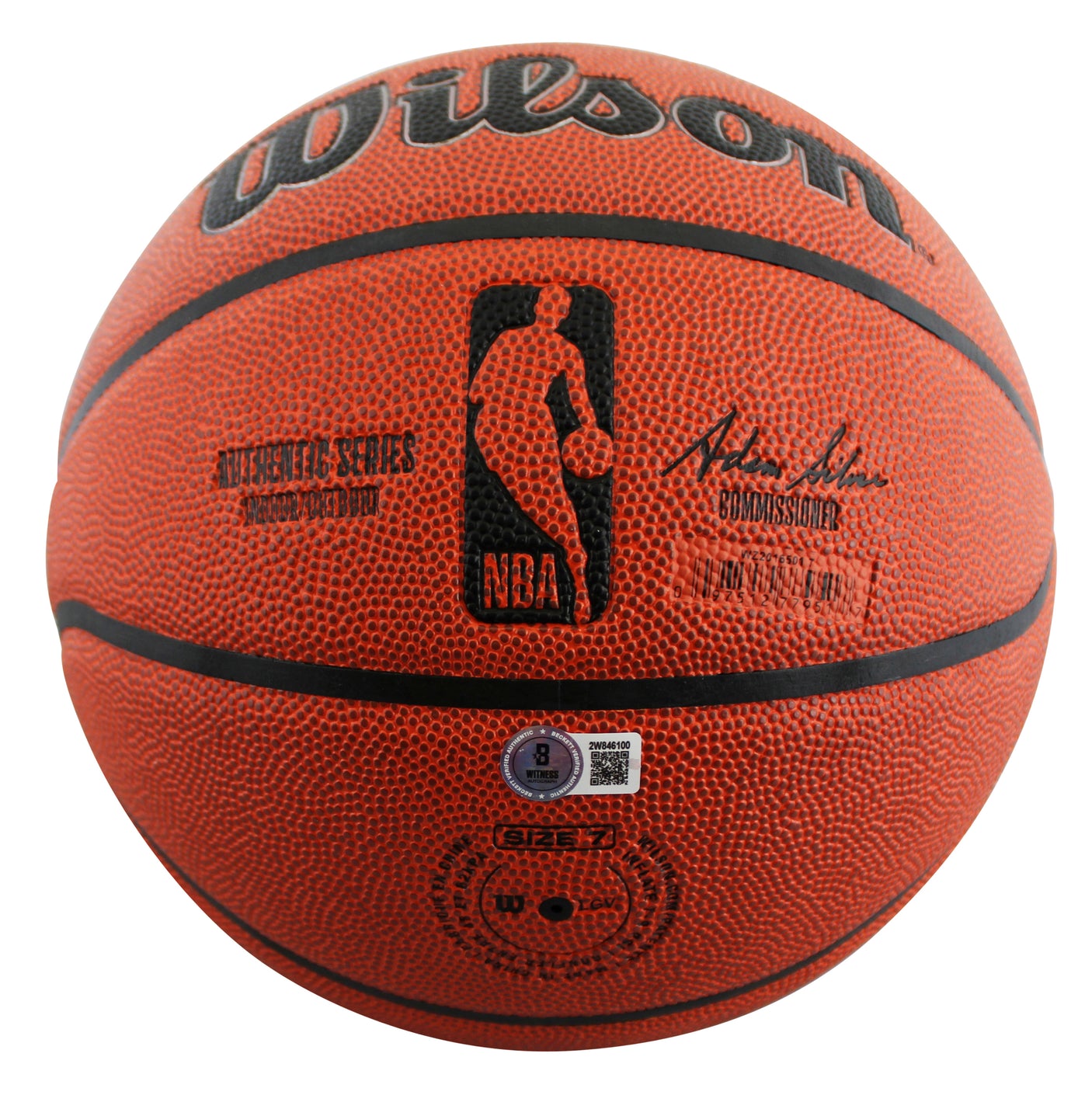 Celtics Kevin McHale "3x NBA Champ" Signed Wilson Basketball BAS Witnessed