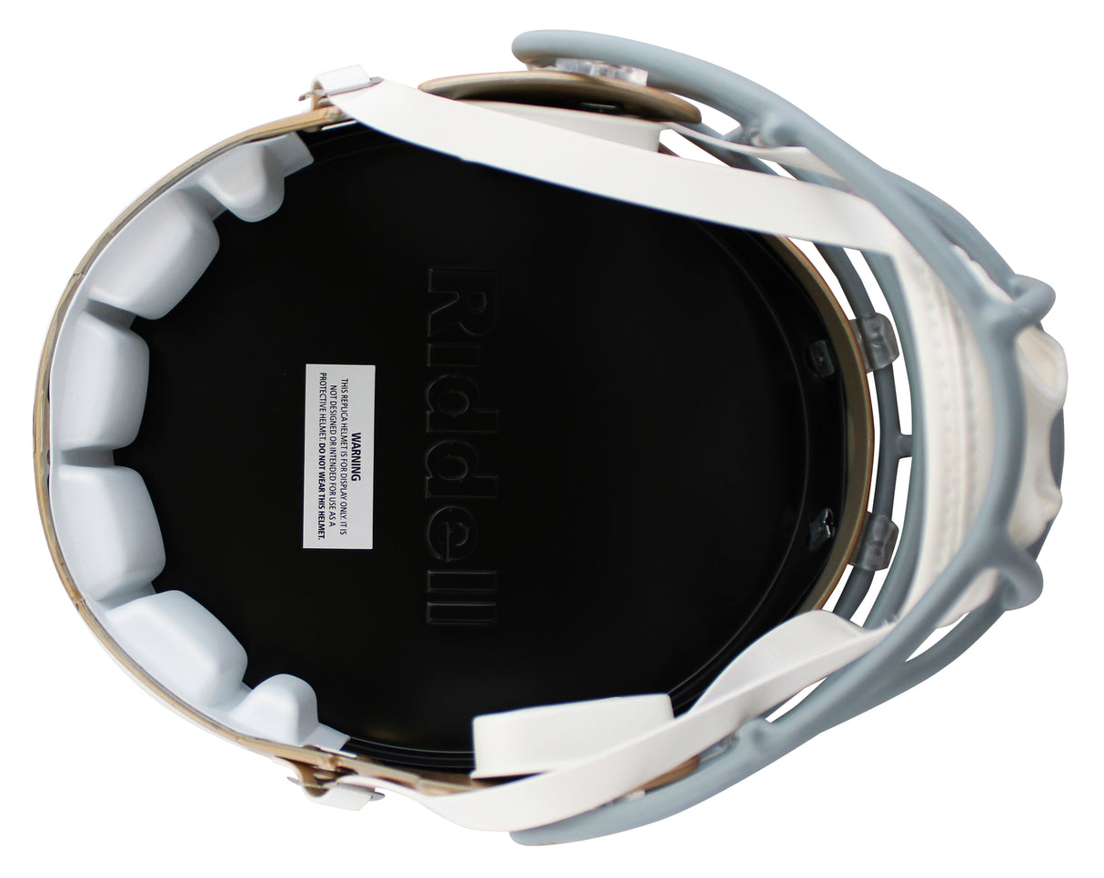 49ers Christian McCaffrey Authentic Signed Full Size Speed Rep Helmet Fanatics