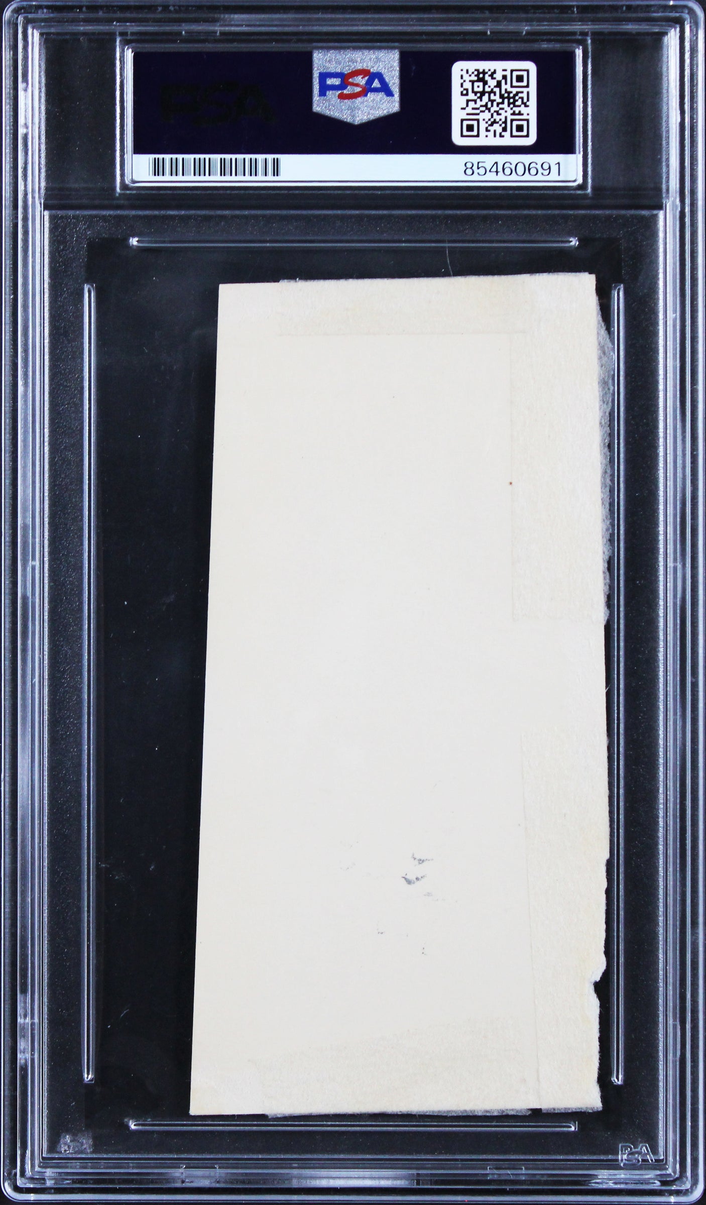 Yankees Babe Ruth "Sincerely" Signed 2.35x5 Cut Signature Auto 9! PSA Slabbed