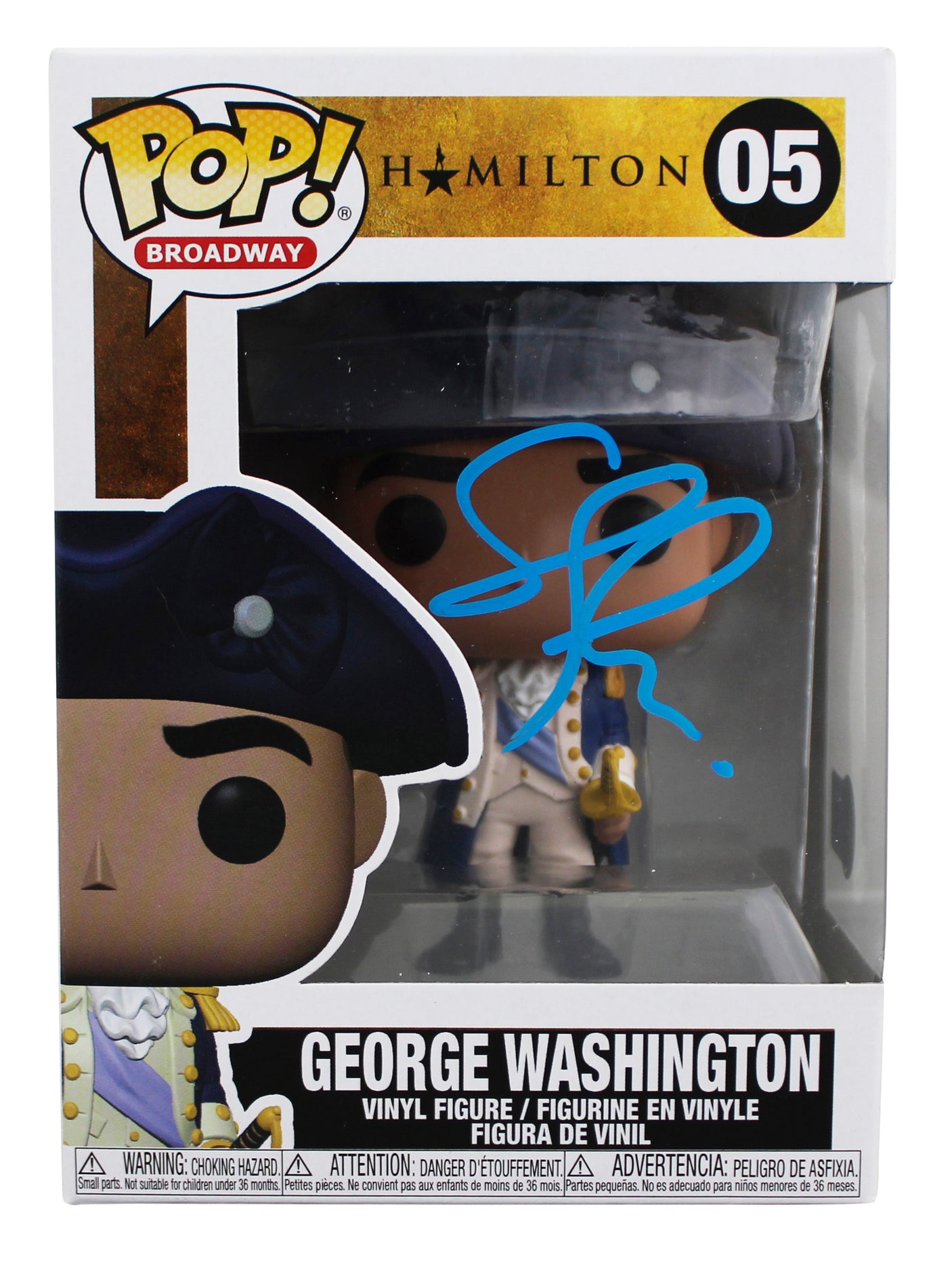 Christopher Jackson Hamilton Signed #05 Funko Pop Vinyl Figure BAS #BR42553