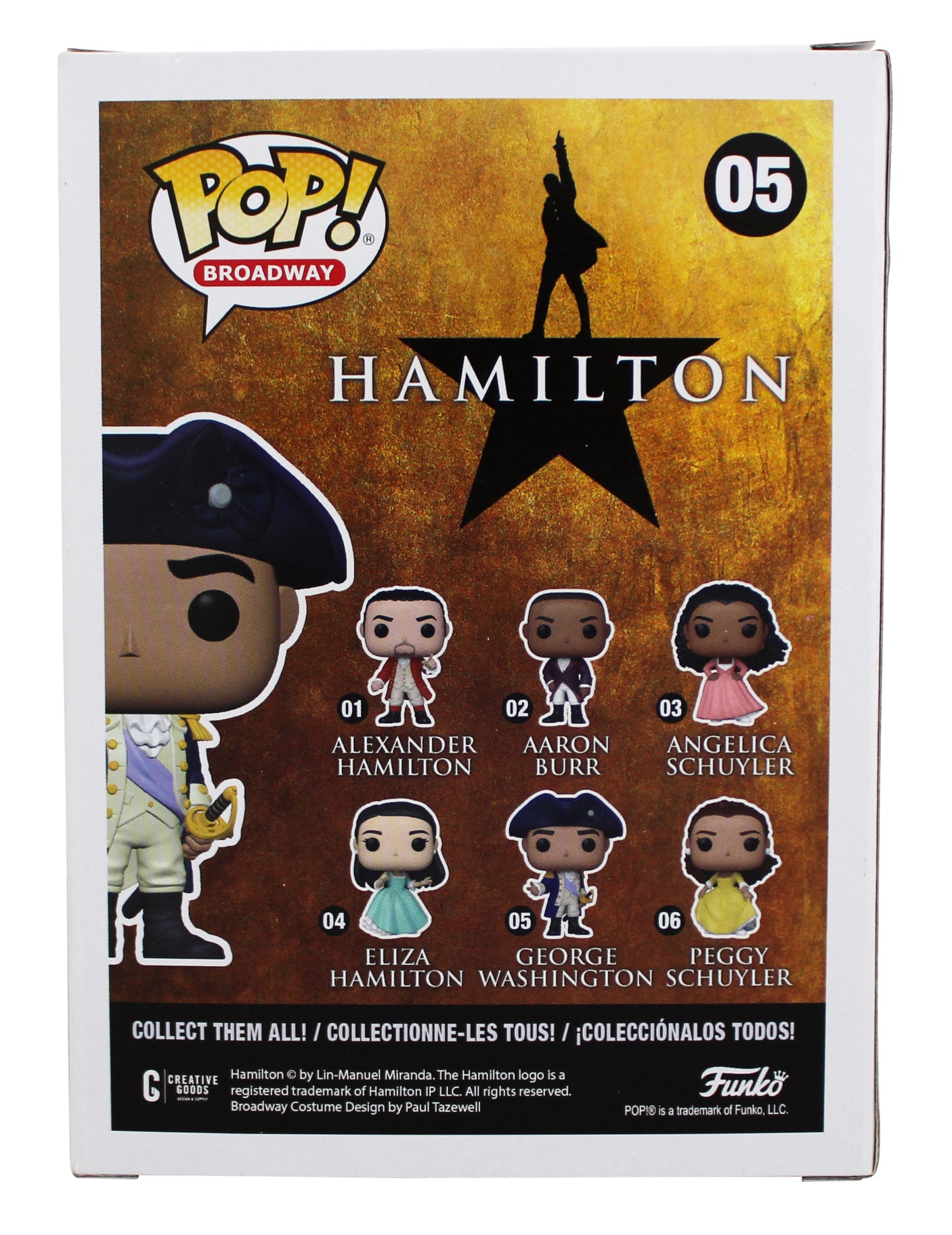 Christopher Jackson Hamilton Signed #05 Funko Pop Vinyl Figure BAS #BR42553