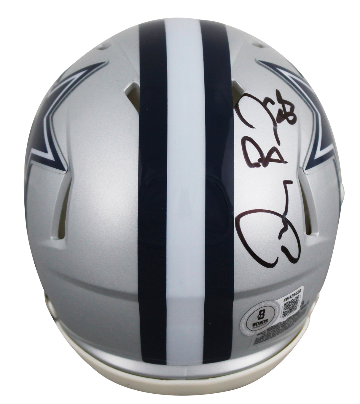 Cowboys Dez Bryant Authentic Signed Speed Mini Helmet Autographed BAS Witnessed