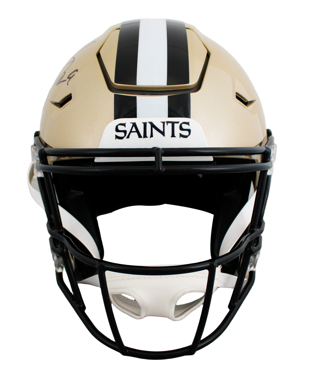 Saints Drew Brees Signed Riddell Speed Flex Full Size Helmet BAS Witnessed