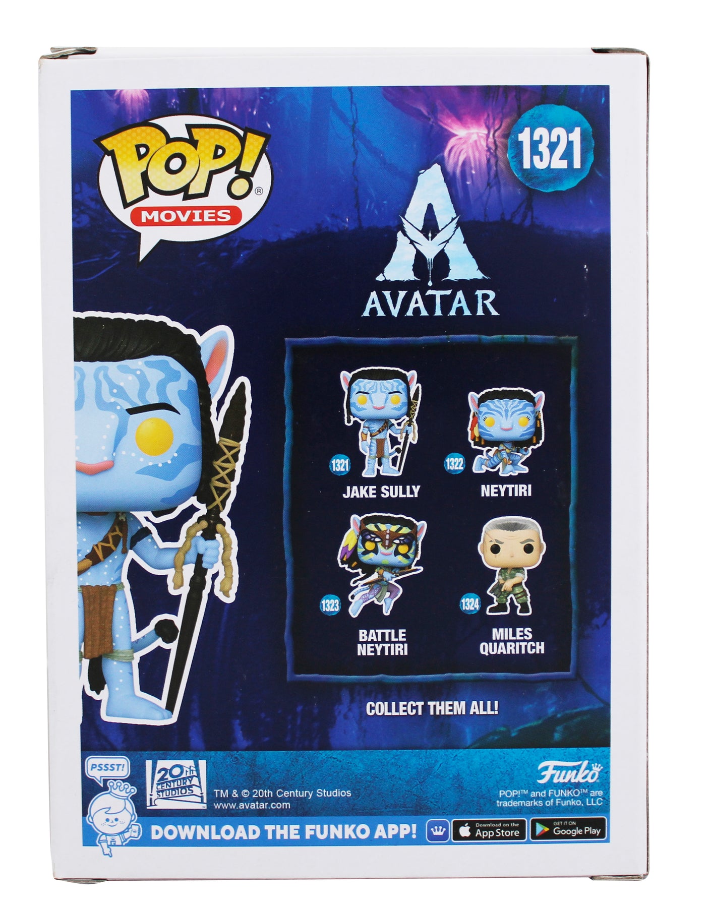 Sam Worthington Avatar Signed Jake Sully #1321 Funko Pop Figure JSA #AQ95168