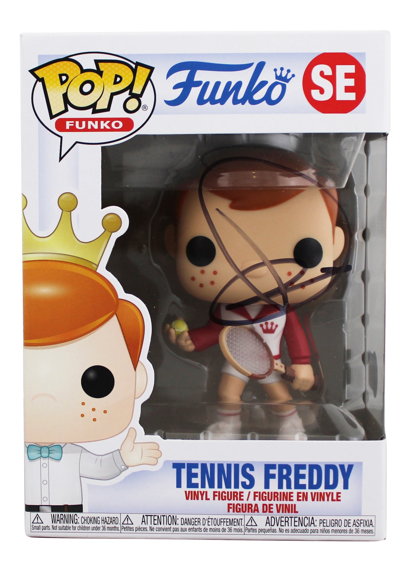 Novak Djokovic Signed Tennis Freddy #SE Funko Pop Vinyl Figure BAS #BP10577