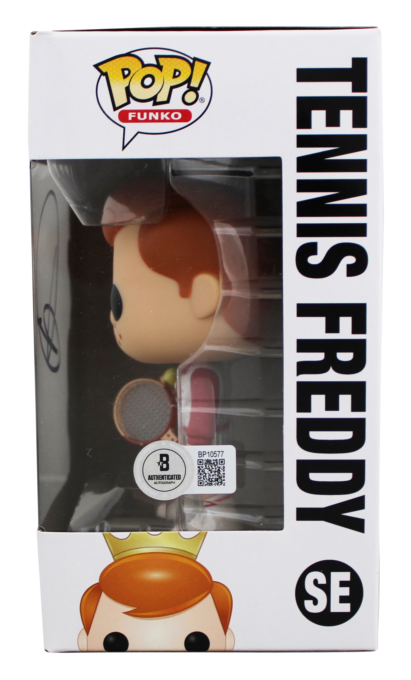 Novak Djokovic Signed Tennis Freddy #SE Funko Pop Vinyl Figure BAS #BP10577