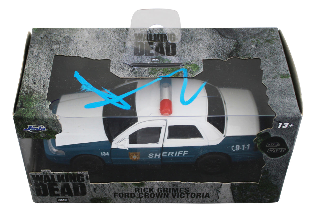 Andrew Lincoln Walking Dead Signed Crown Victoria 1:32 Die Cast Car JSA #AZ65679