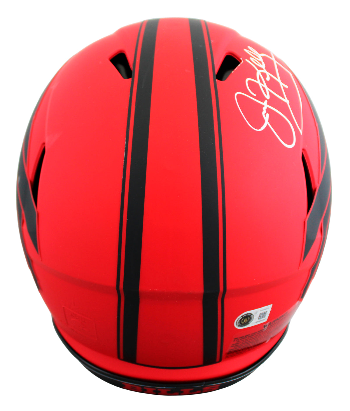 Bills (3) Reed, Kelly & Thomas Signed Rave F/S Speed Proline Helmet BAS Witness