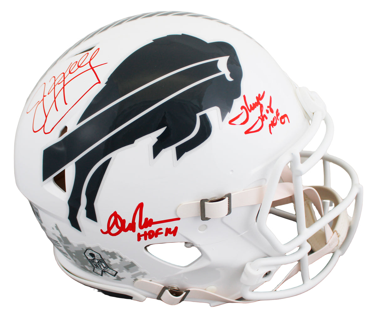 (3) Reed, Kelly & Thomas Signed STS III F/S Speed Proline Helmet W/ Case BAS Wit