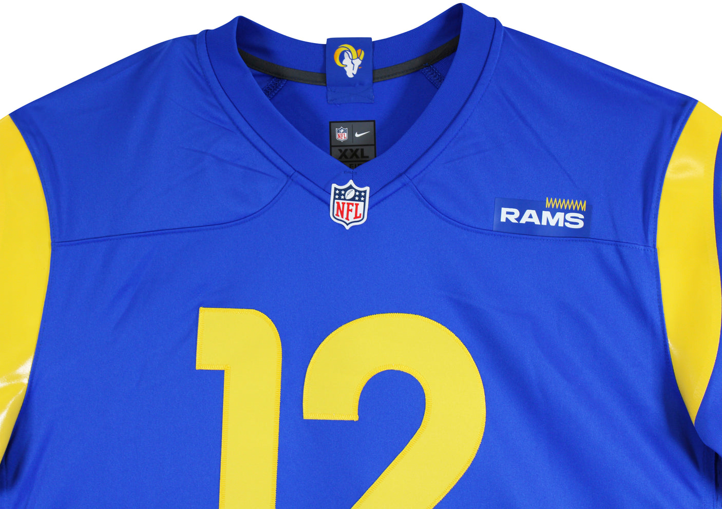 Rams Puka Nacua Authentic Signed Blue Nike Limited Jersey Autographed Fanatics