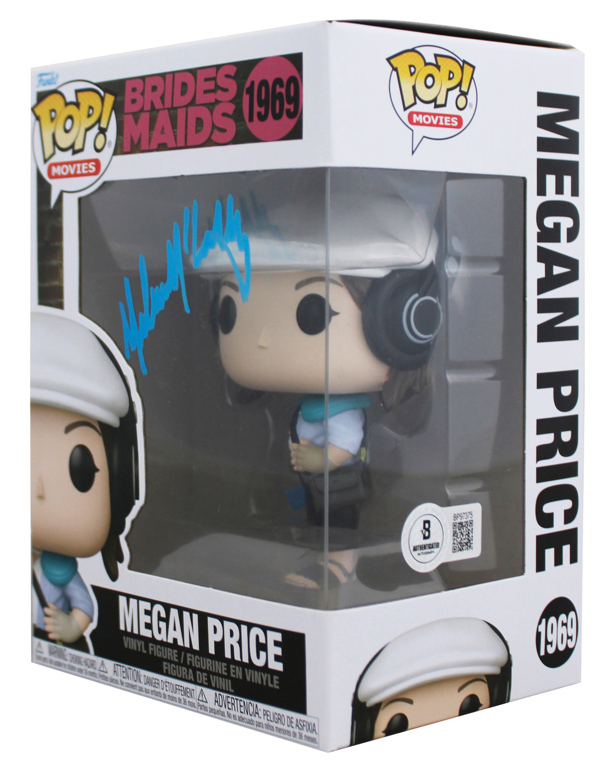 Melissa McCarthy Bridesmaids Signed Megan #1969 Funko Pop Figure BAS #BP97375