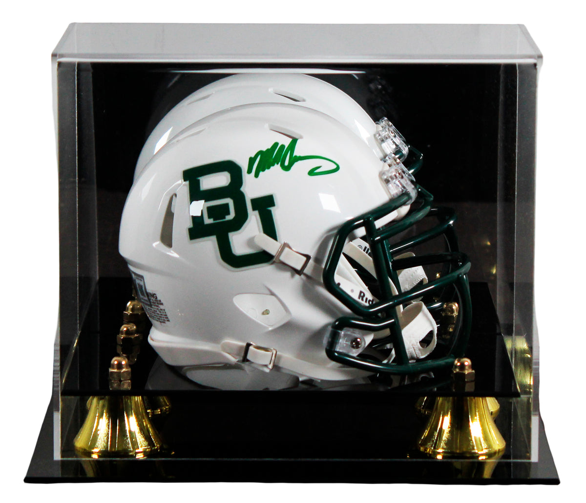 Baylor Mike Singletary Authentic Signed Speed Mini Helmet W/ Case BAS Witnessed