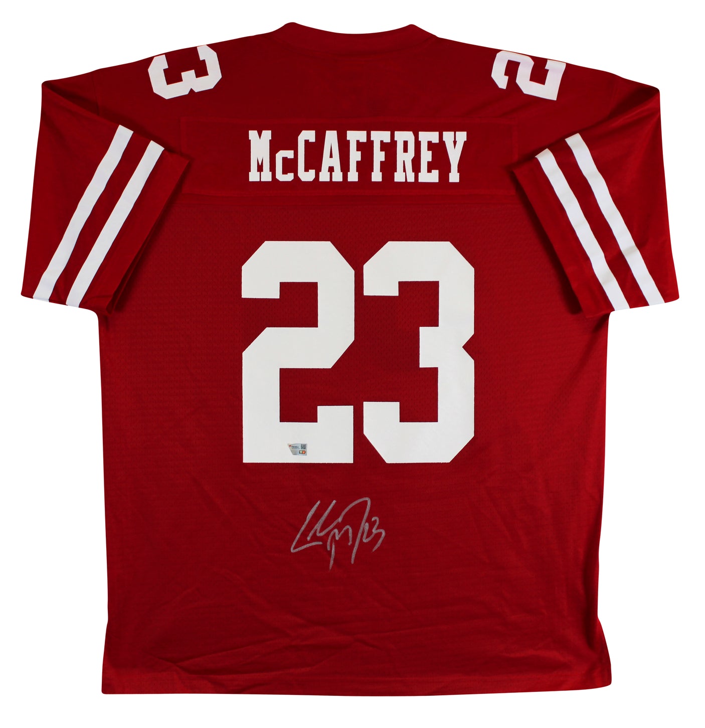 49ers Christian McCaffrey Signed Red Fanatics NFL Proline Jersey Fanatics