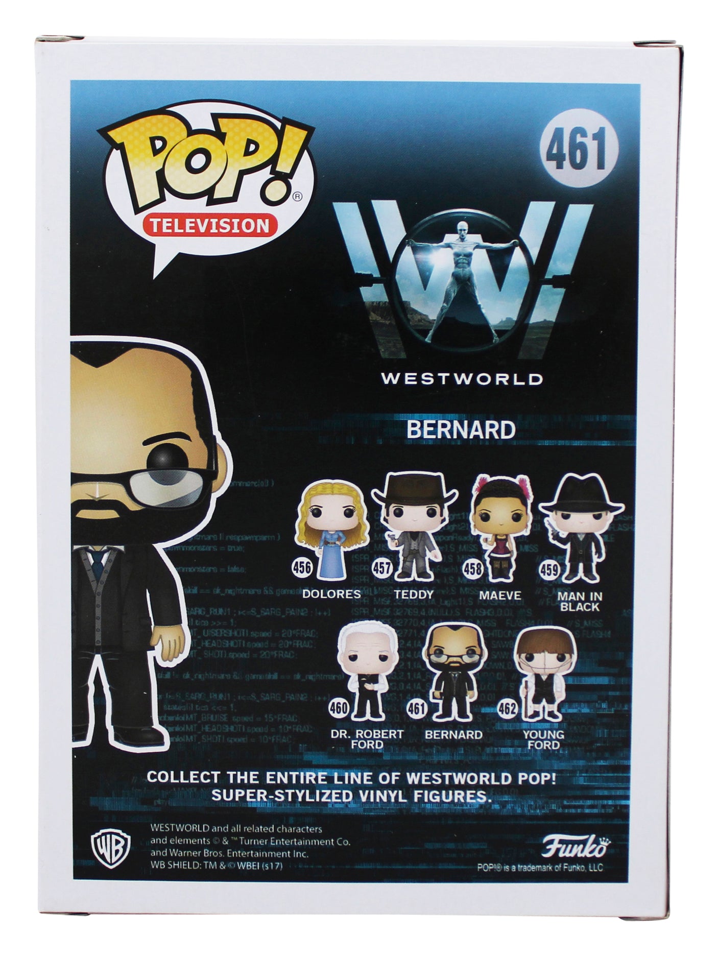 Jeffrey Wright Westworld Signed Bernard #461 Funko Pop Figure PSA/DNA #AK97708