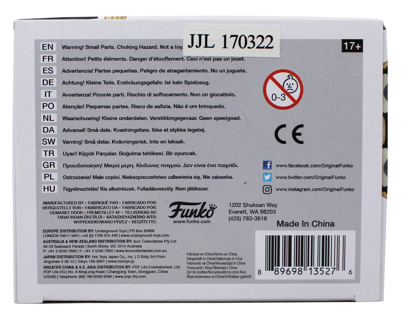 Jeffrey Wright Westworld Signed Bernard #461 Funko Pop Figure PSA/DNA #AK97708