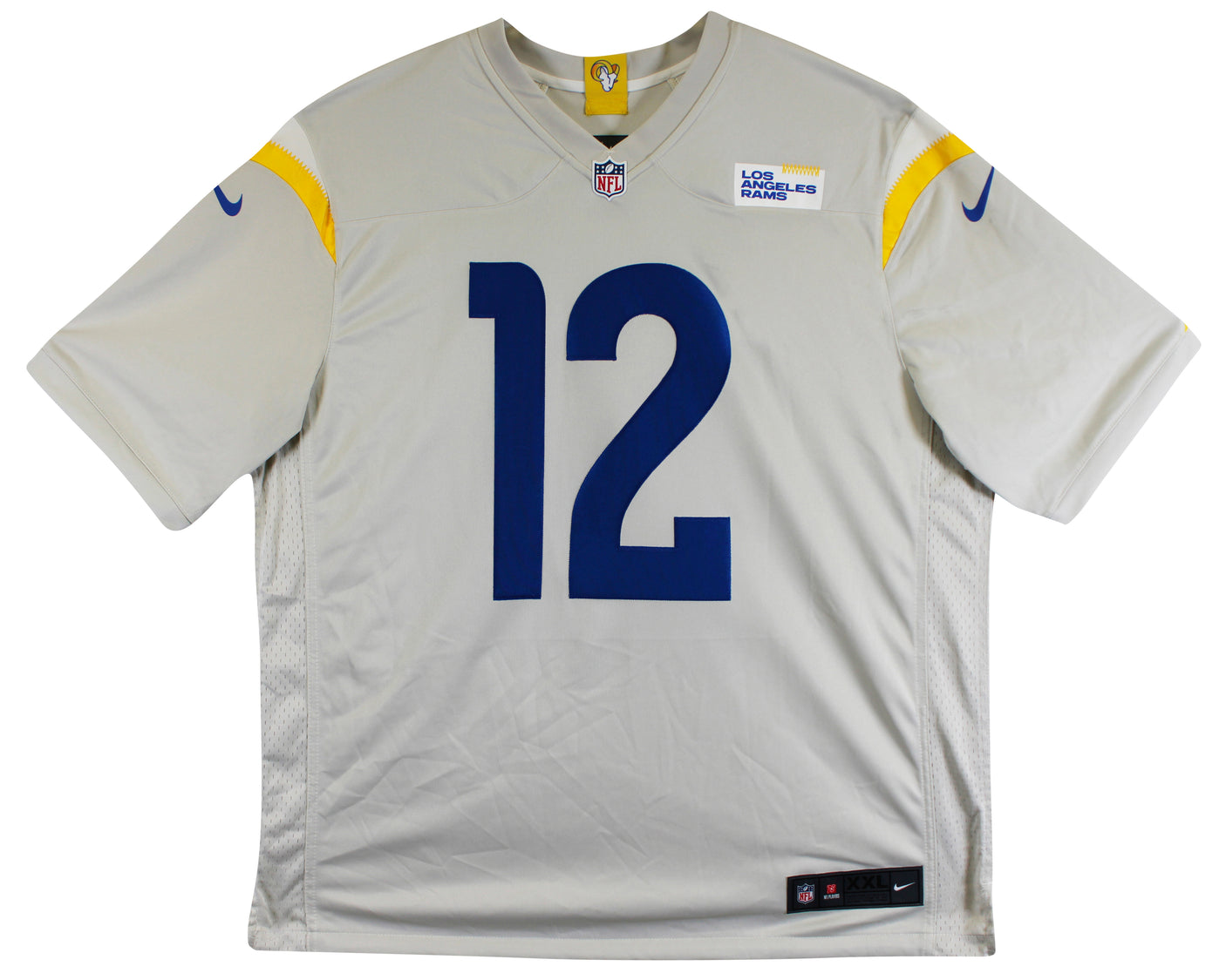 Rams Puka Nacua Authentic Signed Bone Nike Limited Jersey Autographed Fanatics