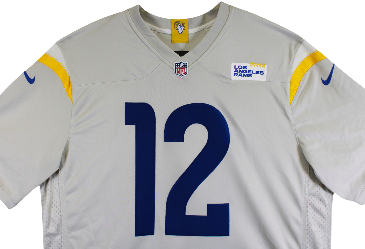 Rams Puka Nacua Authentic Signed Bone Nike Limited Jersey Autographed Fanatics