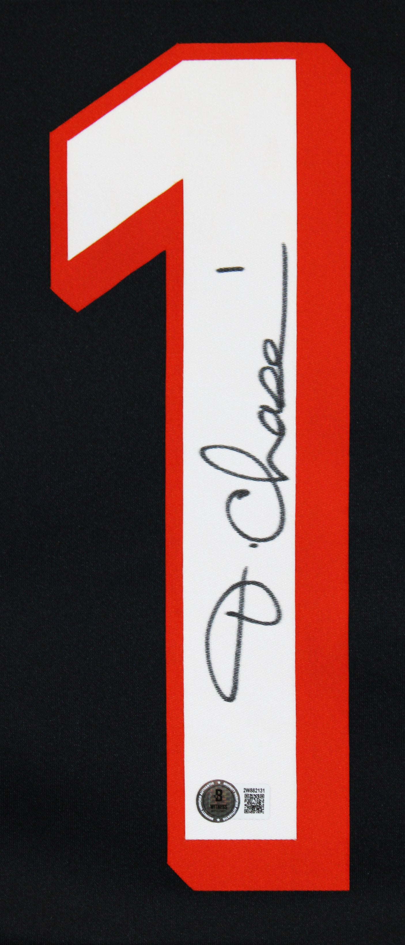 Bengals Ja'Marr Chase Signed Black Throwback Nike Limited Jersey BAS Witnessed