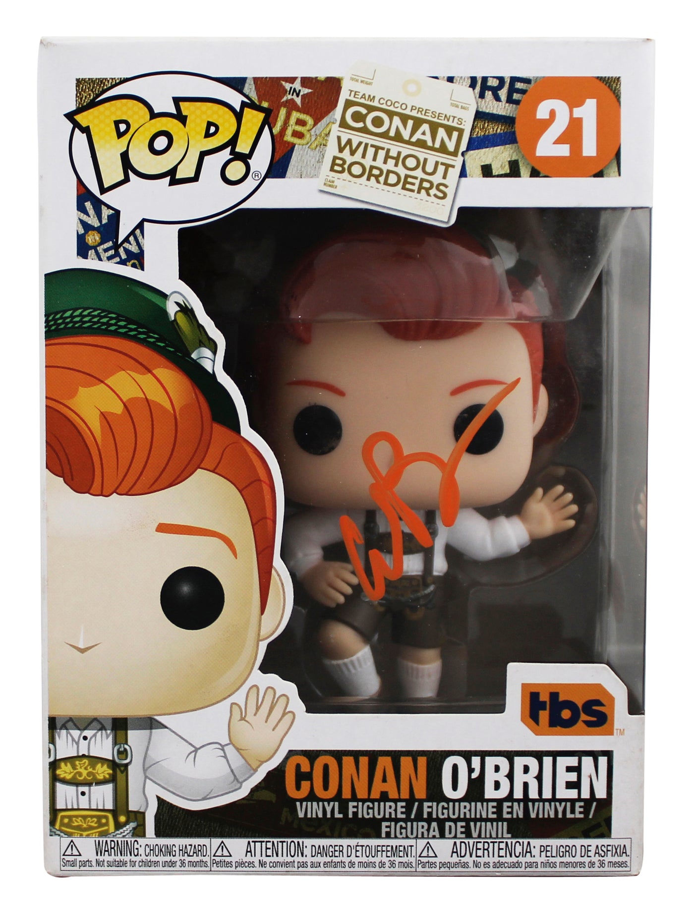 Conan O'Brien Signed Bavarian Conan #21 Funko Pop Vinyl Figure JSA #CH64112