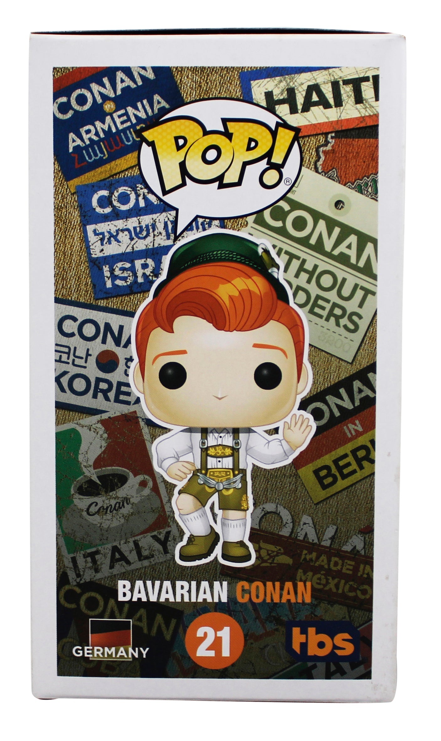 Conan O'Brien Signed Bavarian Conan #21 Funko Pop Vinyl Figure JSA #CH64112
