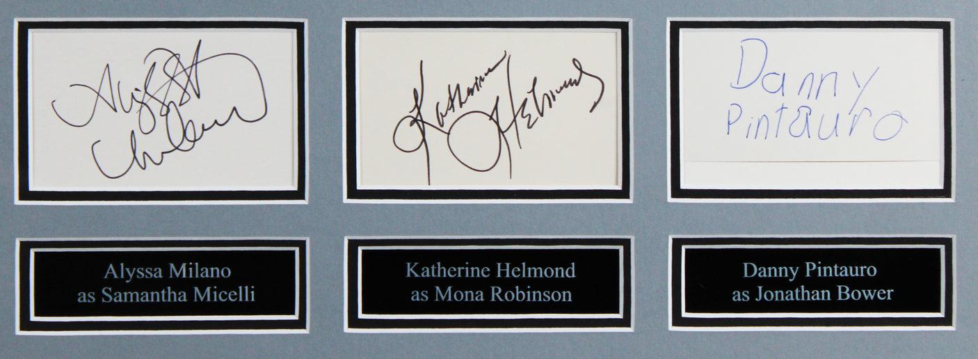 Who's the Boss? (5) Milano, Danza, Light, Helmond +1 Signed Framed Display BAS