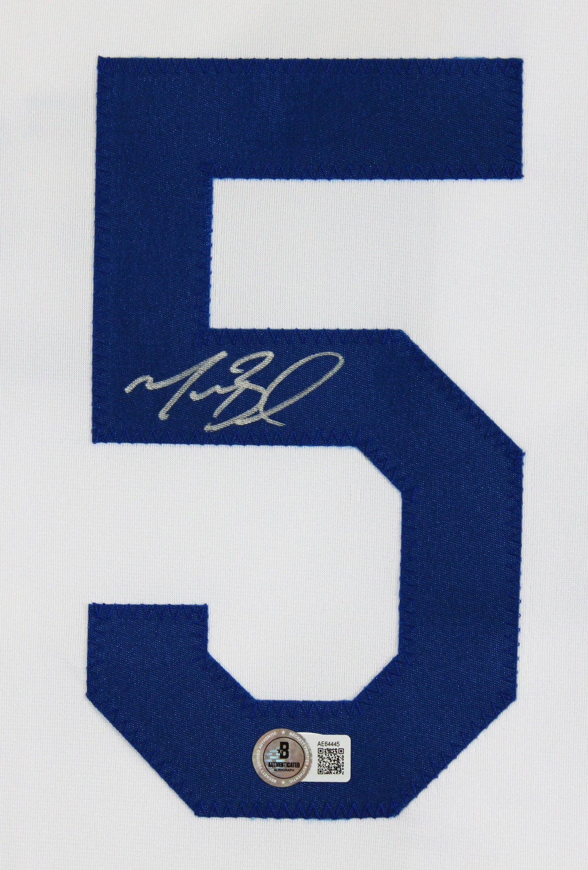 Mookie Betts Authentic Signed White Pro Style Jersey Autographed BAS 2