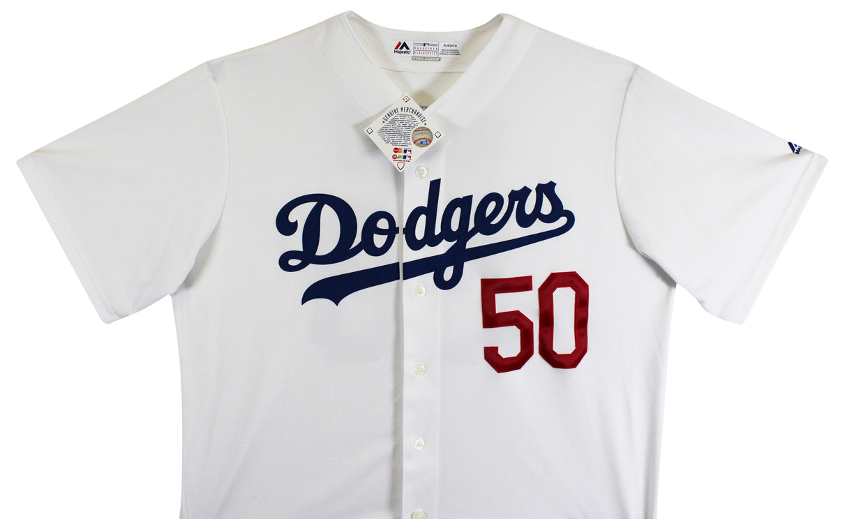 Dodgers Mookie Betts Authentic Signed White Majestic Cool Base Jersey BAS