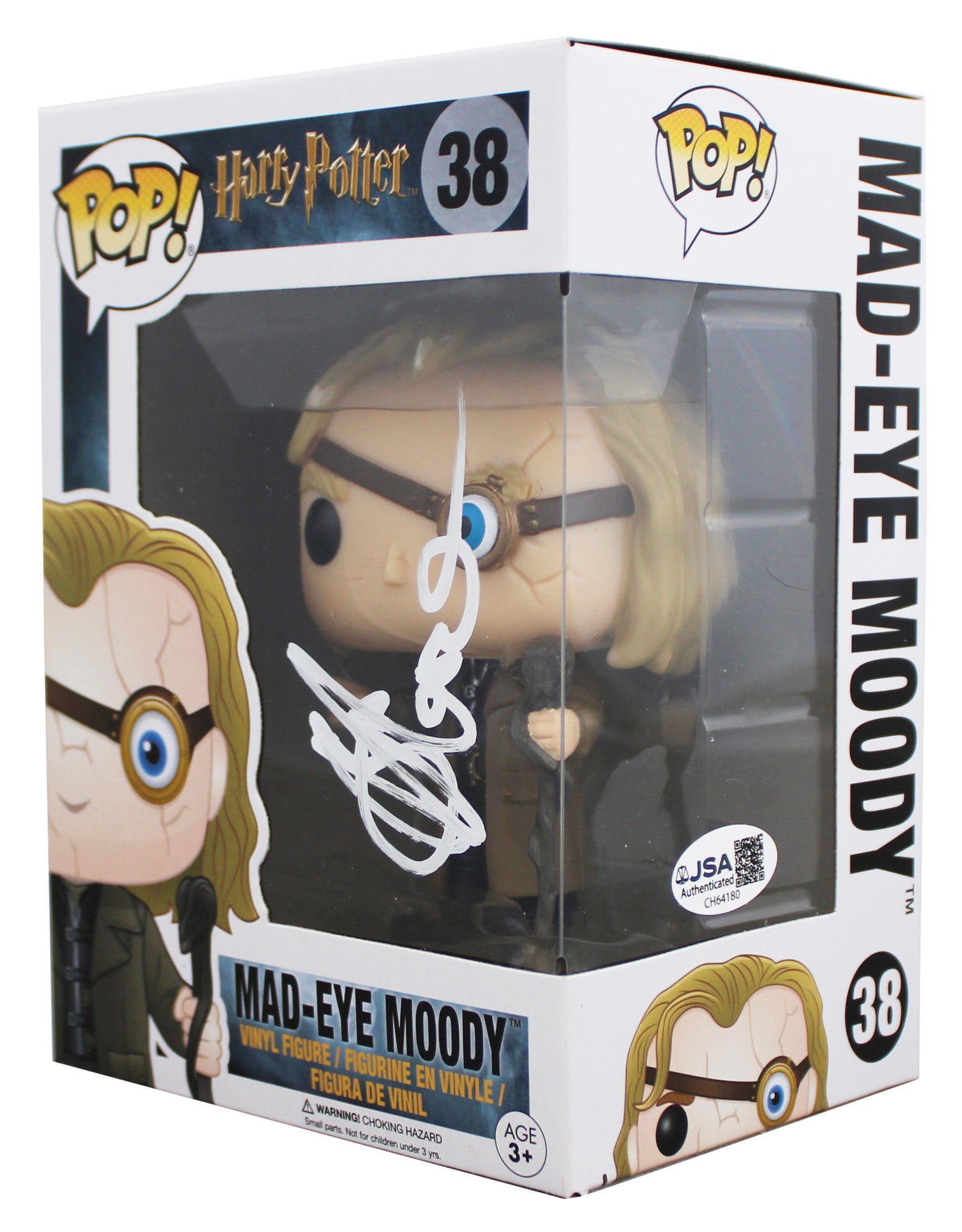 Brendan Gleeson Harry Potter Signed Mad-Eye Moody #38 Funko Pop Vinyl Figure JSA