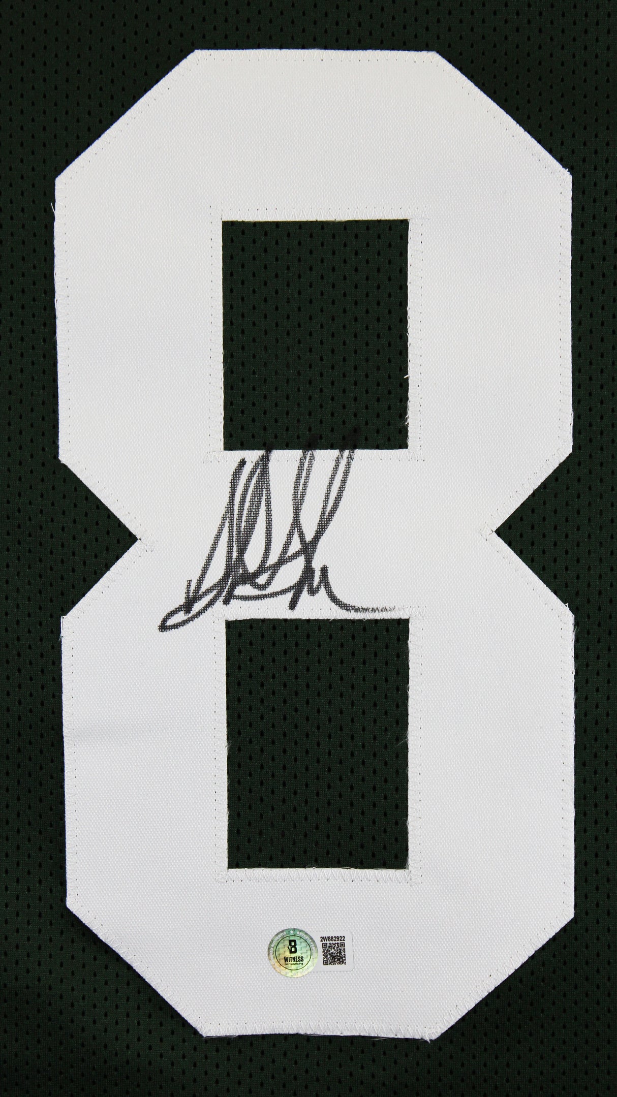 Sterling Sharpe Authentic Signed Green Pro Style Jersey BAS Witnessed