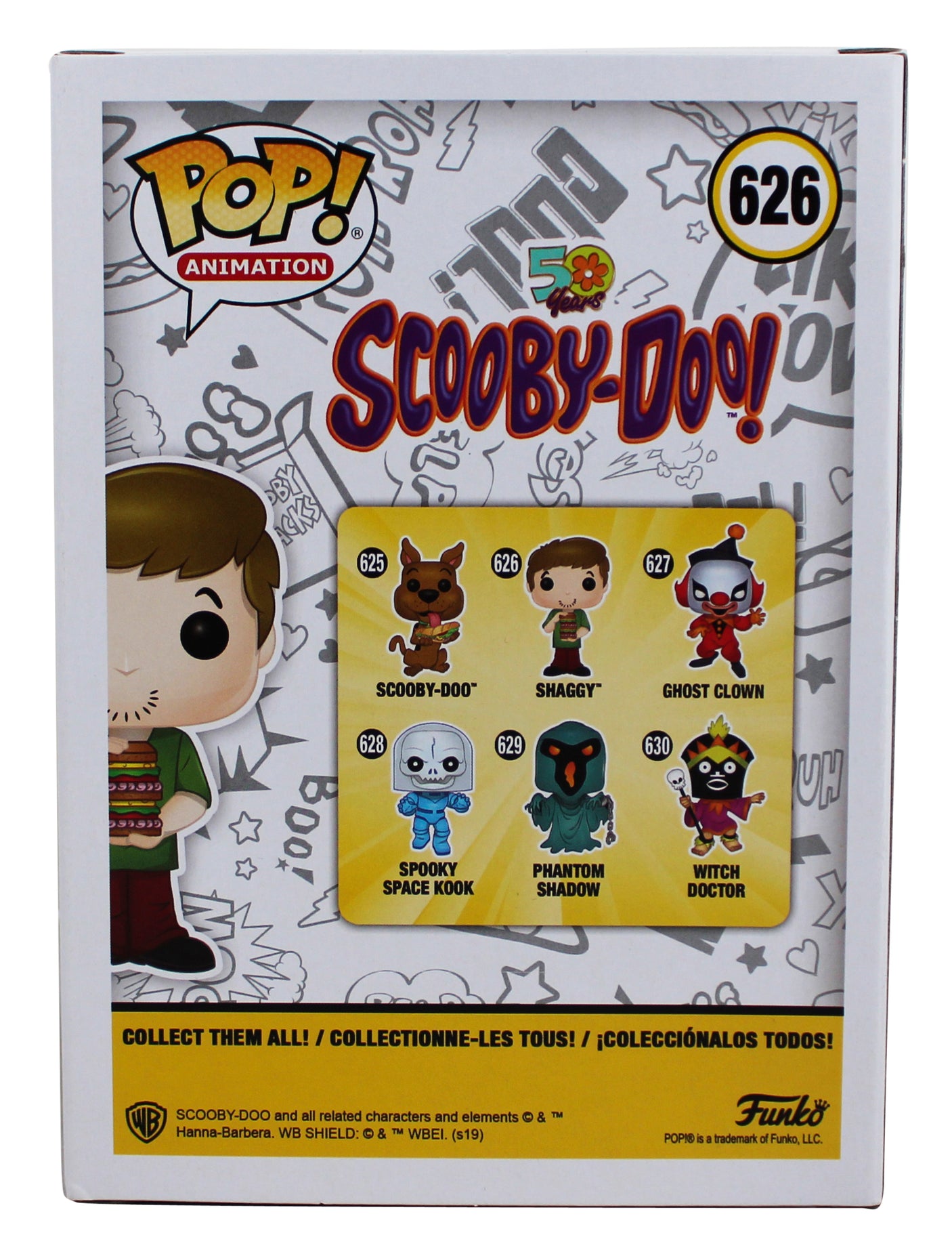 Will Forte Scooby-Doo Signed Shaggy #626 Funko Pop Vinyl Figure BAS #BR28981