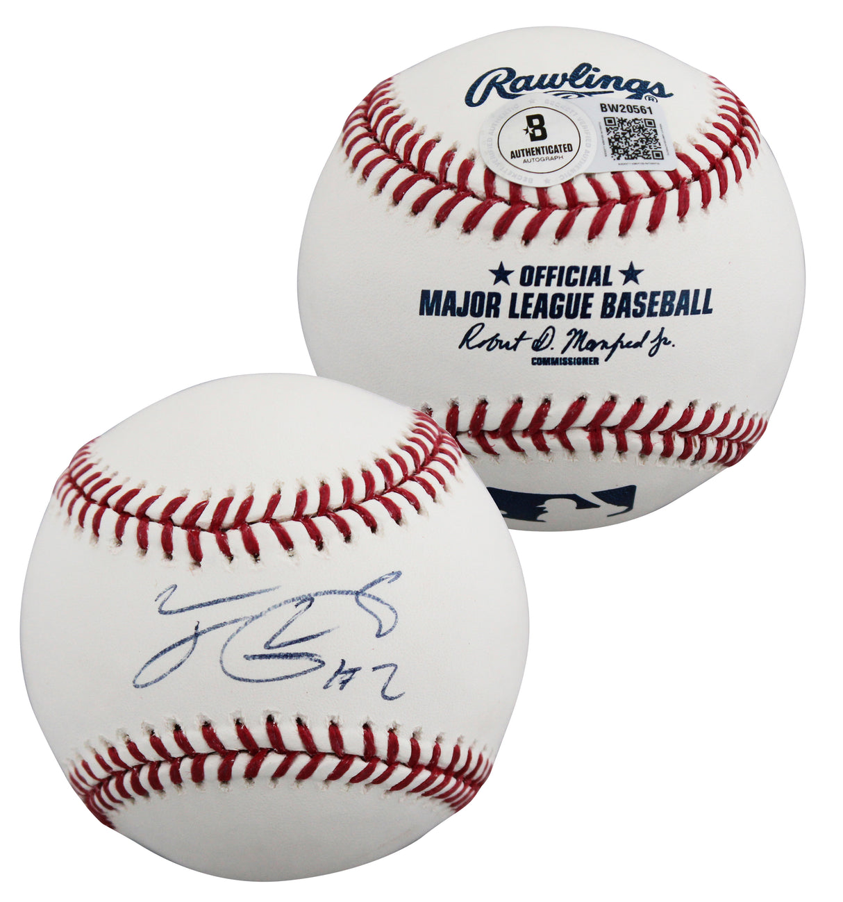 Phillies Jean Segura Authentic Signed Allen Selig OML Baseball BAS #BW20561