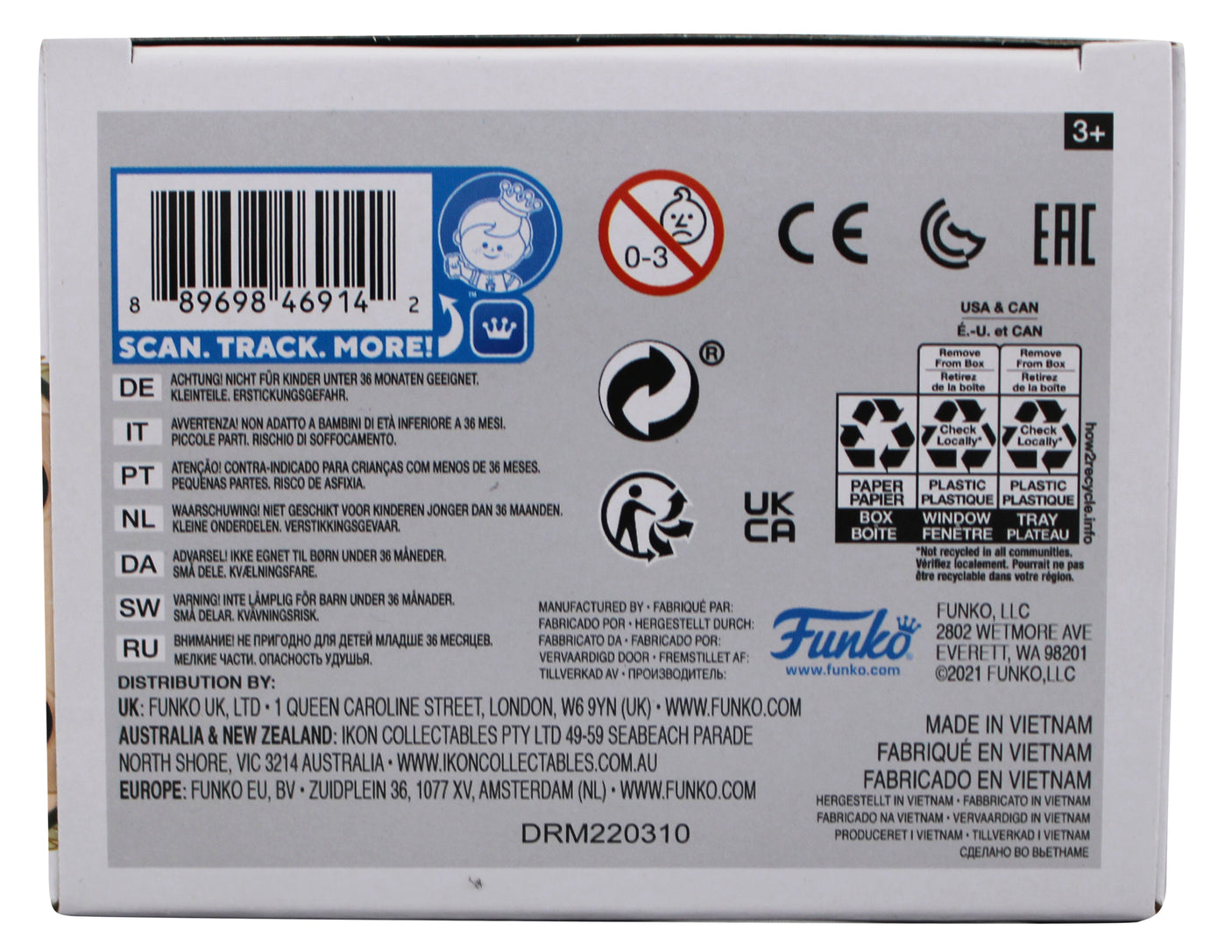 Christopher Lloyd Back To The Future Signed #959 Funko Pop Vinyl Figure BAS 3