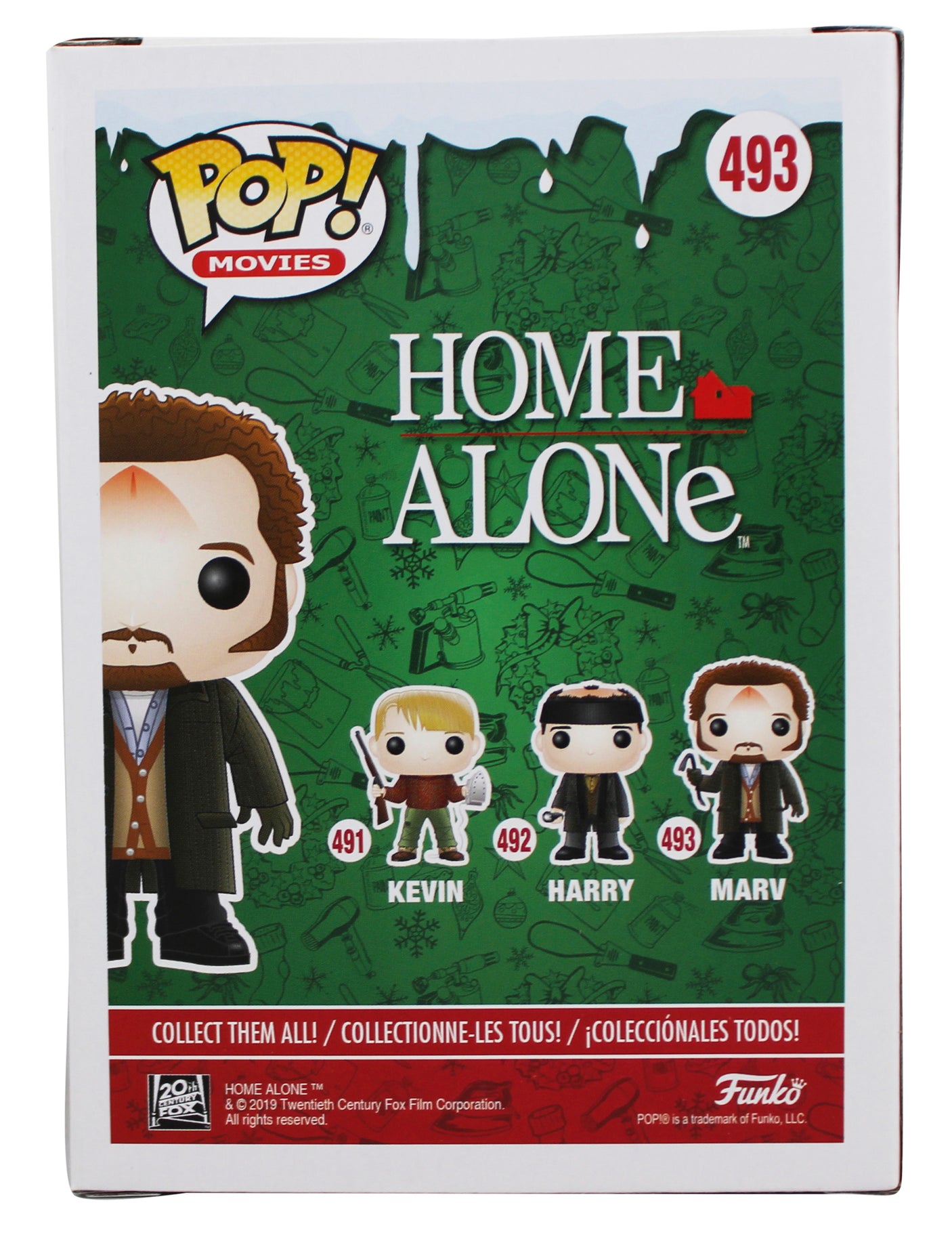 Daniel Stern Home Alone "Marv" Signed #493 Funko Pop Vinyl Figure w/ Red Sig BAS
