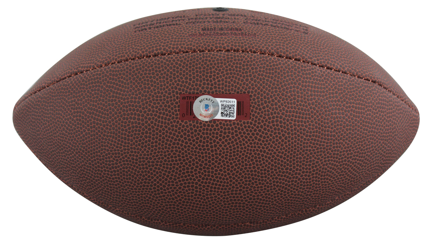 Steelers Chase Claypool Signed Wilson Super Grip Football BAS Witnessed #WP82611