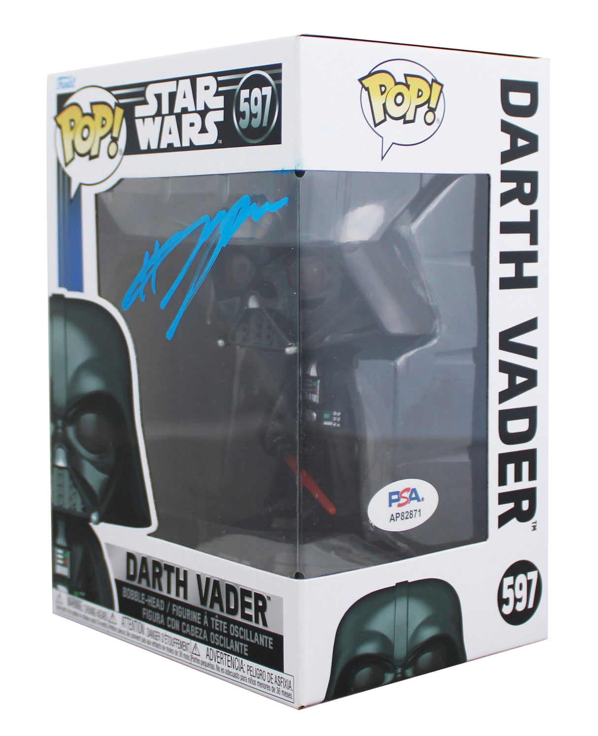 Hayden Christensen Star Wars Signed Vader #579 Funko Pop Figure PSA/DNA #AP82871