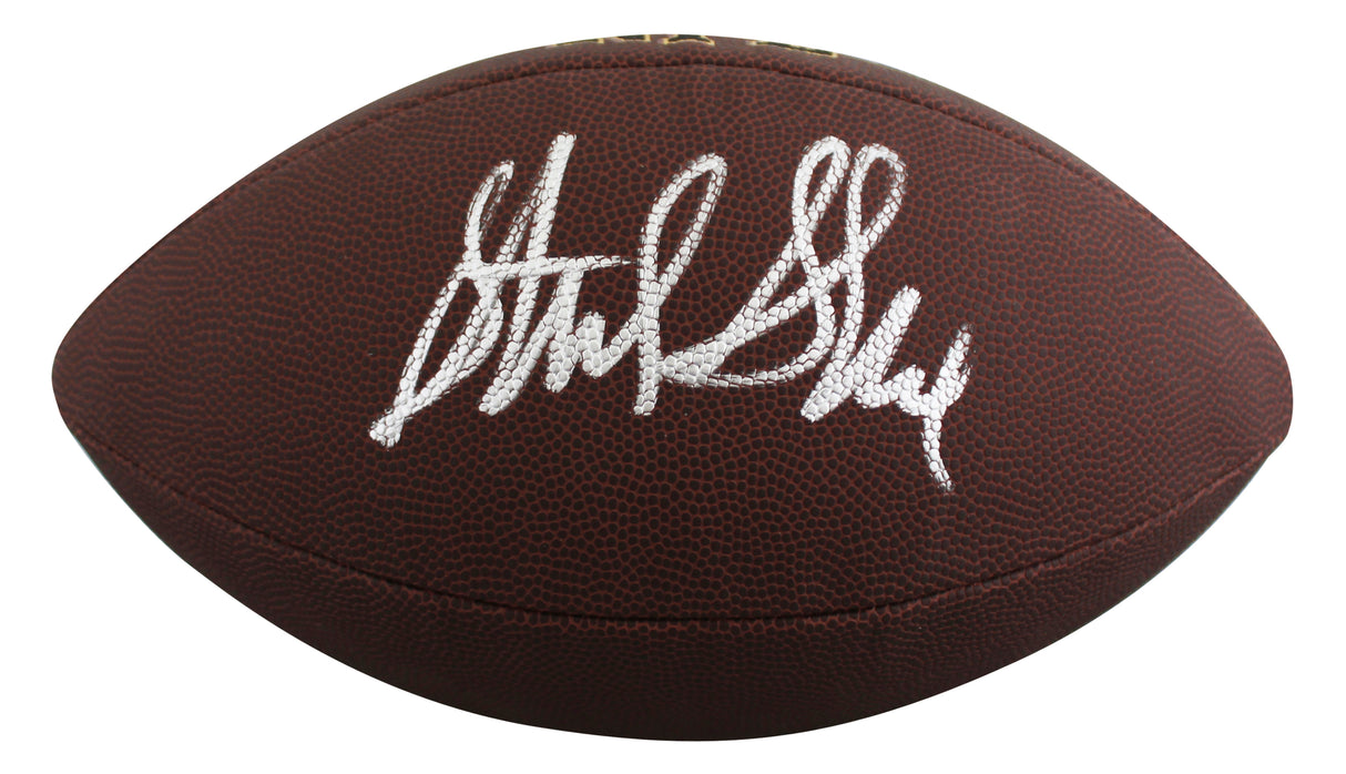 Packers Sterling Sharpe Authentic Signed Wilson Super Grip Football BAS Witness