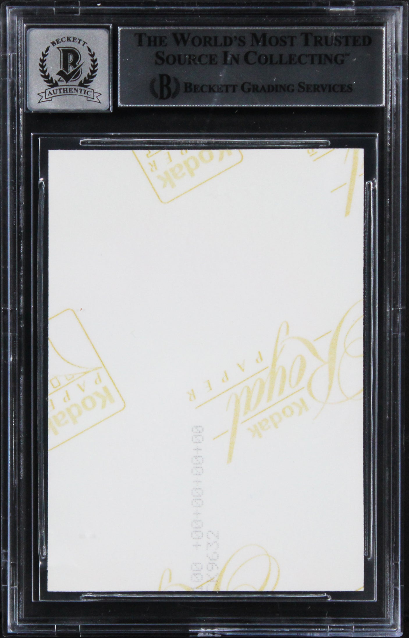 Oliver Ford Davies Star Wars "Sio Bibble" Signed Custom Card Auto 10! BAS Slab