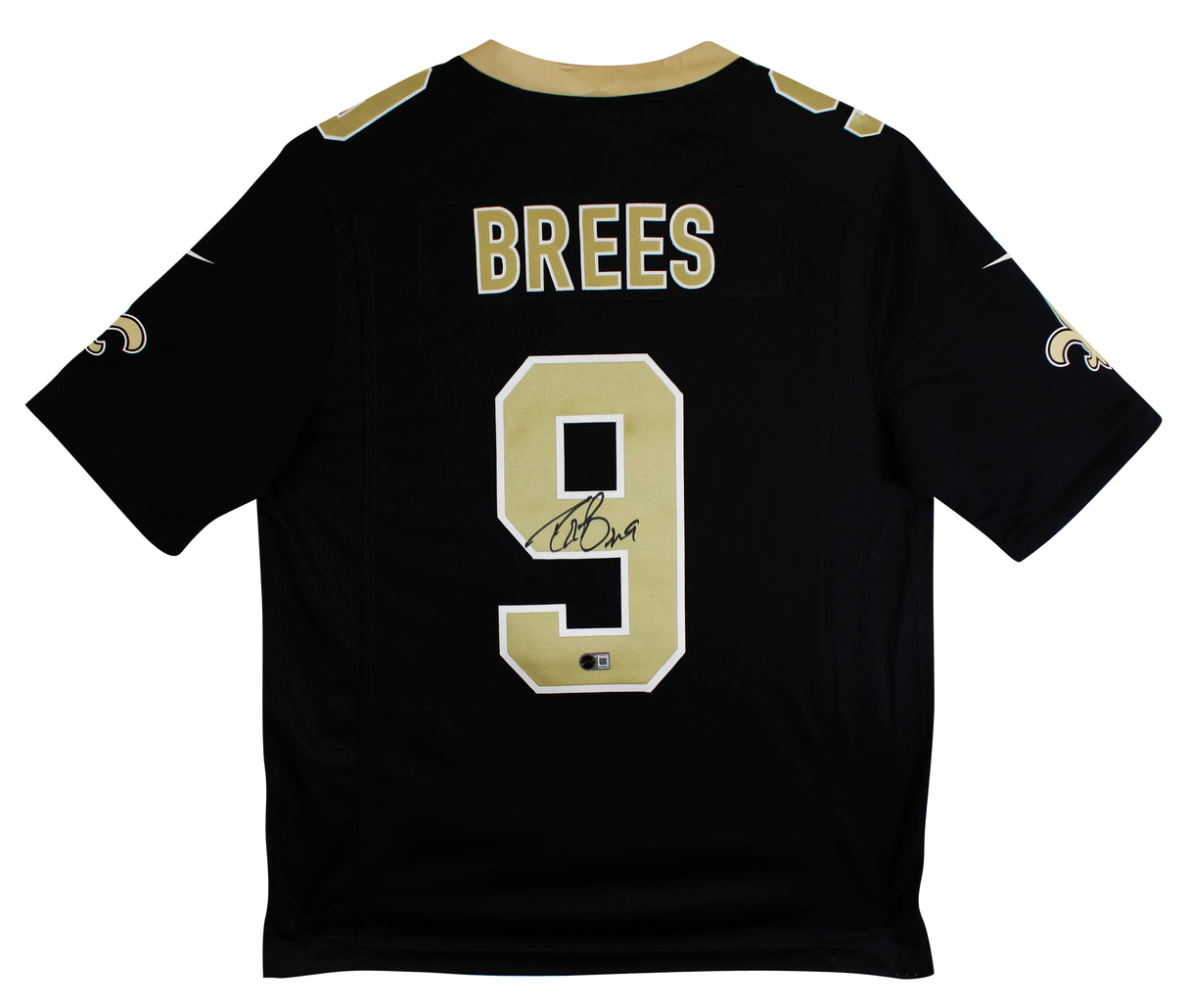 Saints Drew Brees Authentic Signed Black Nike Limited Jersey BAS Witnessed