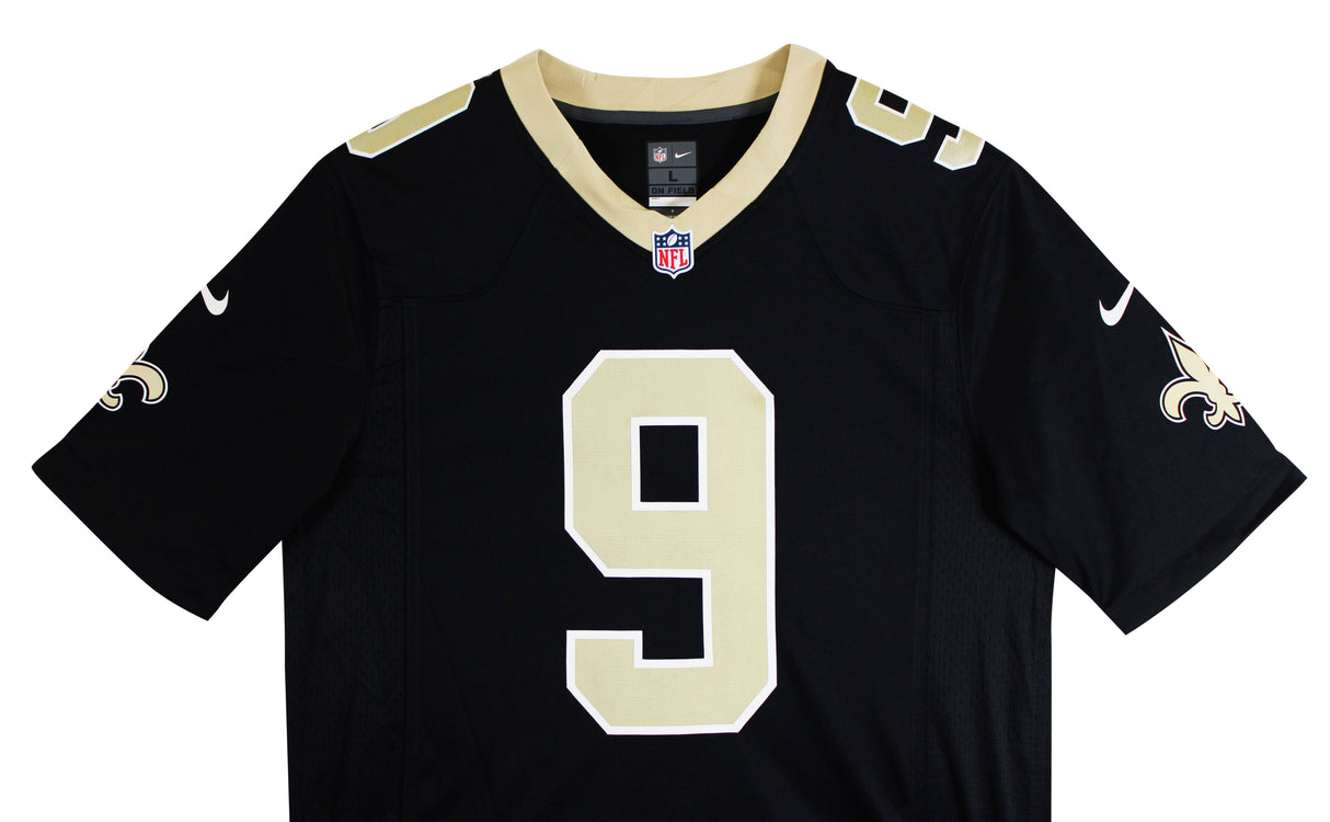 Saints Drew Brees Authentic Signed Black Nike Limited Jersey BAS Witnessed