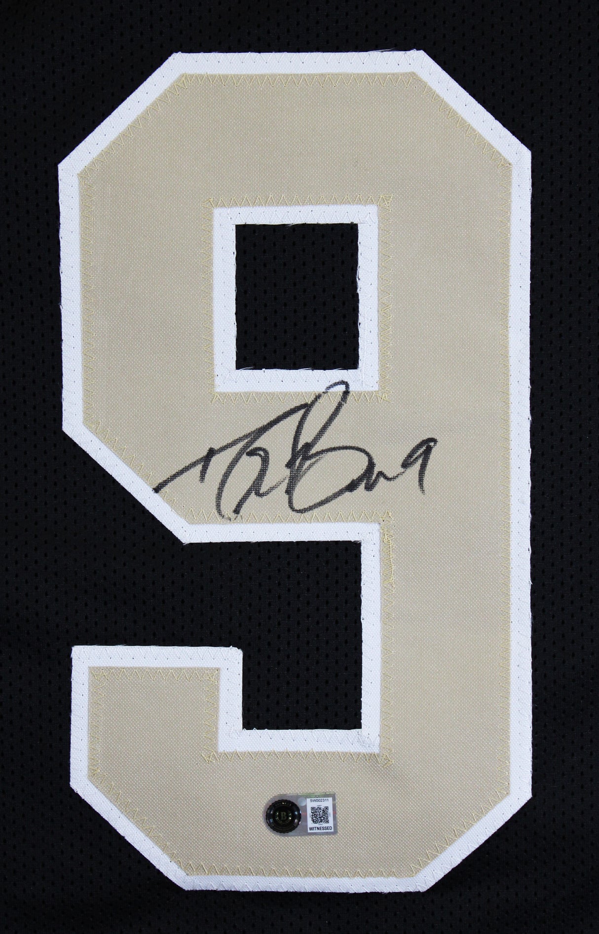 Drew Brees Authentic Signed Black Pro Style Jersey Autographed BAS Witnessed