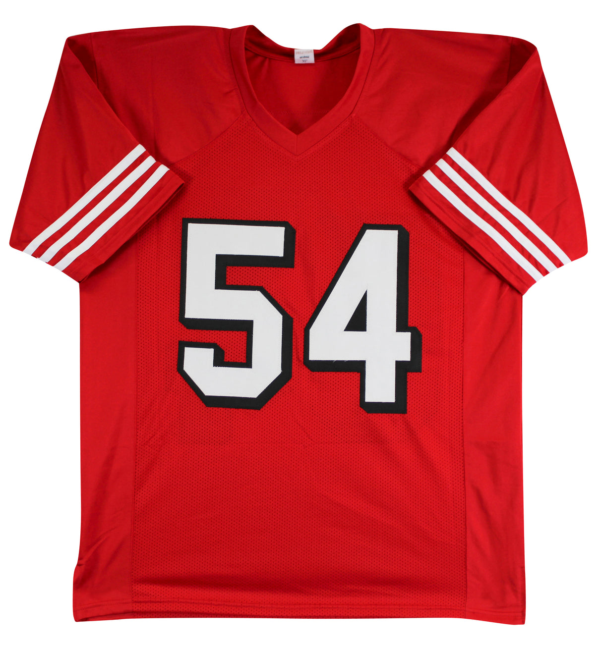 Fred Warner Authentic Signed Red Pro Style Jersey w/ Dropshadow BAS