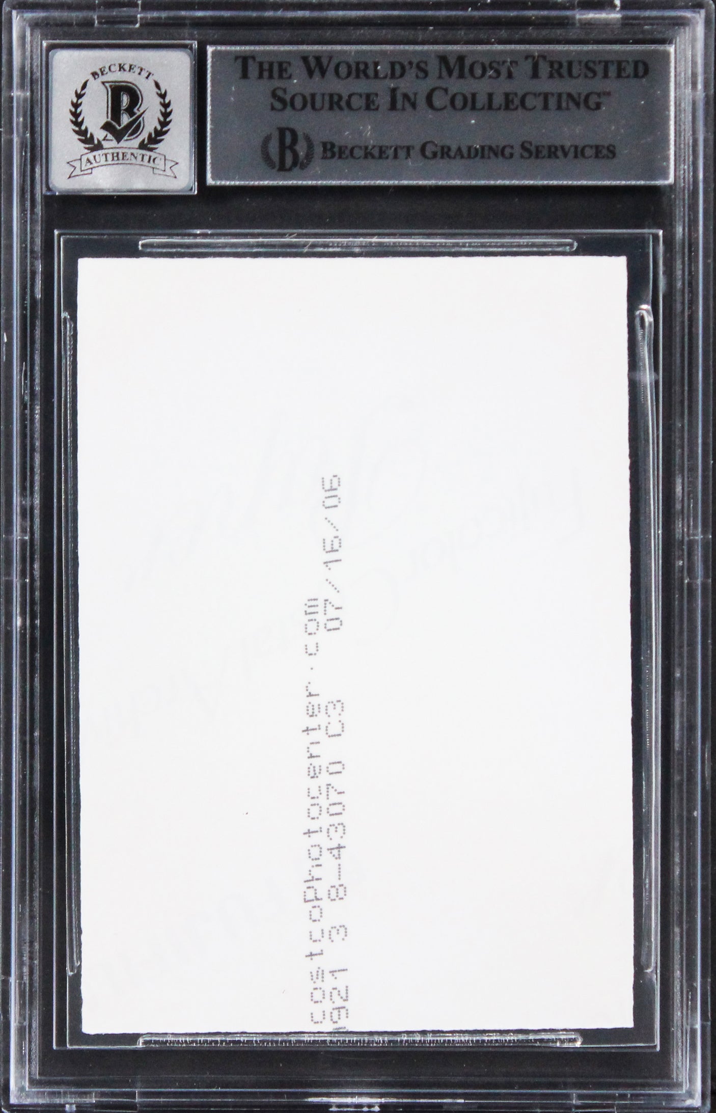 Terry McGovern Star Wars W/ Insc Signed Custom Trading Card Auto 10! BAS Slabbed