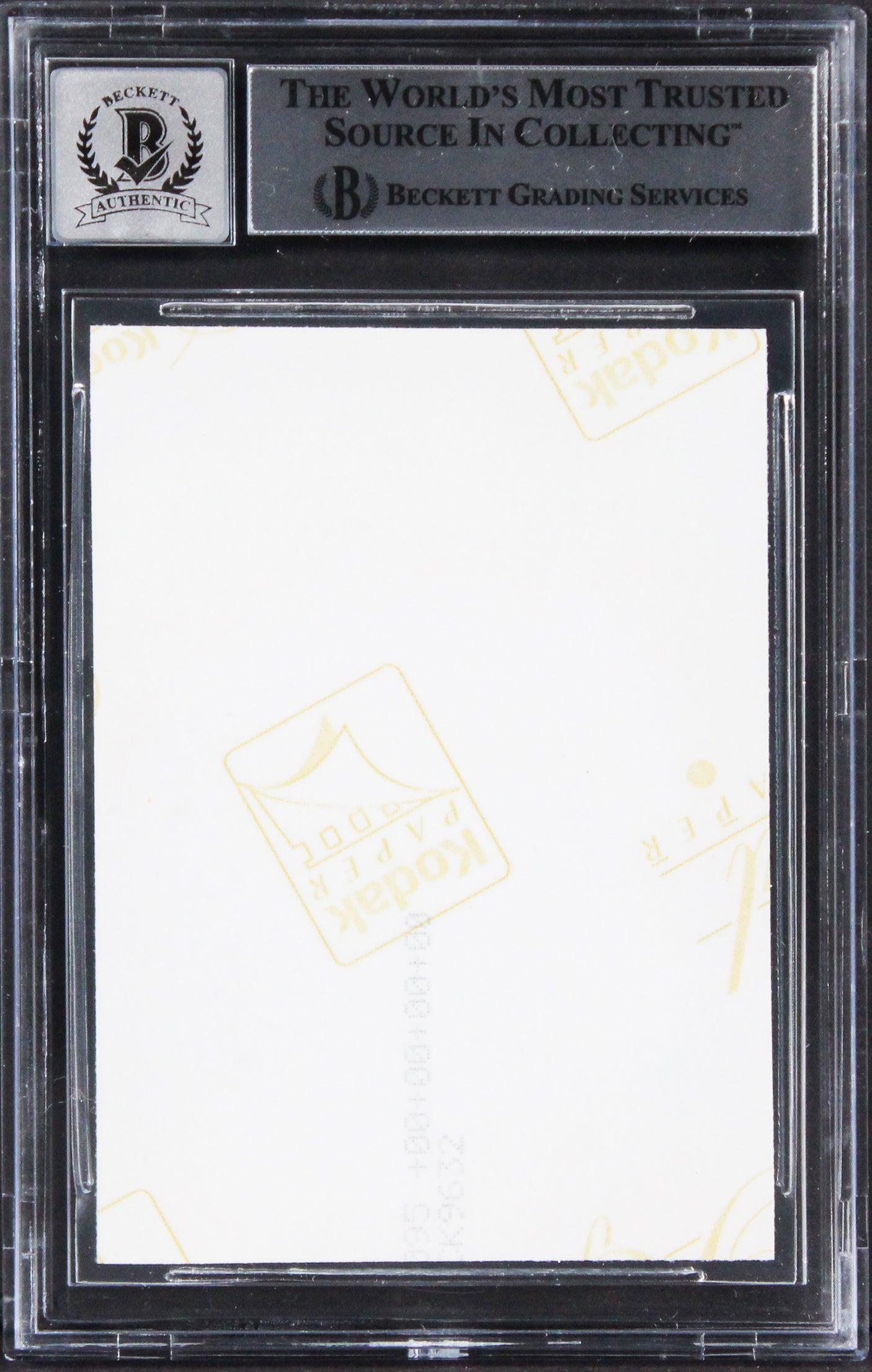 Oliver Ford Davies Star Wars Signed Custom Trading Card Auto 10! BAS Slabbed