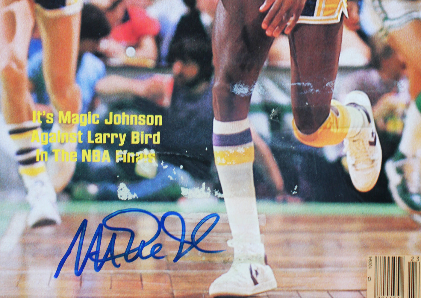 Lakers Magic Johnson Signed 1984 Sports Illustrated Magazine BAS Wit #3W387274
