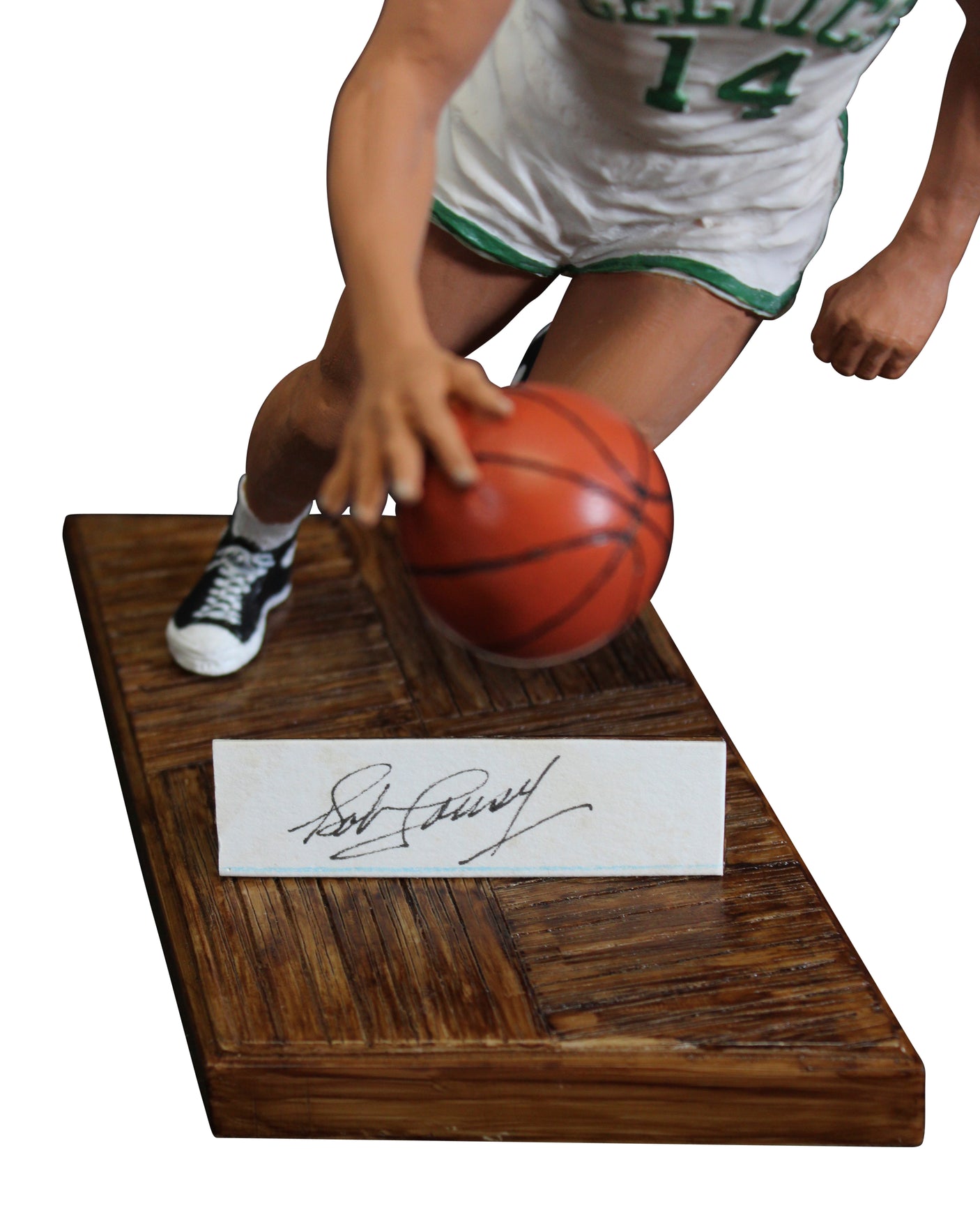 Celtics Bob Cousy Signed Salvino Sports Legends Figure LE #203/2500 BAS #BU55123