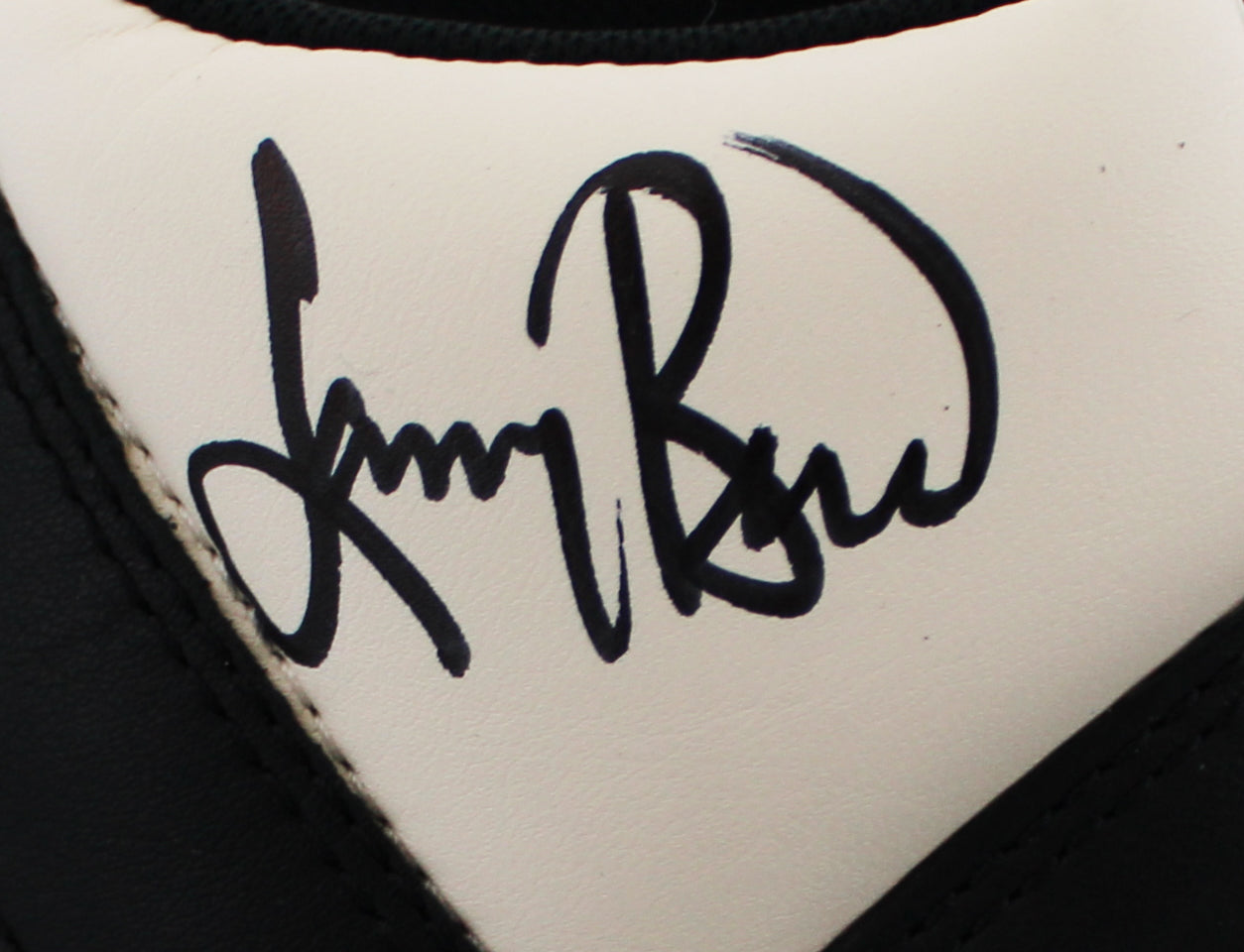 Celtics Larry Bird Signed Right Black & White Converse Weapon Shoe BAS Witnessed