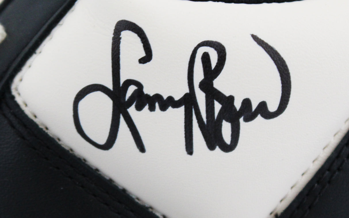 Celtics Larry Bird Signed Left Black & White Converse Weapon Shoe BAS Witnessed