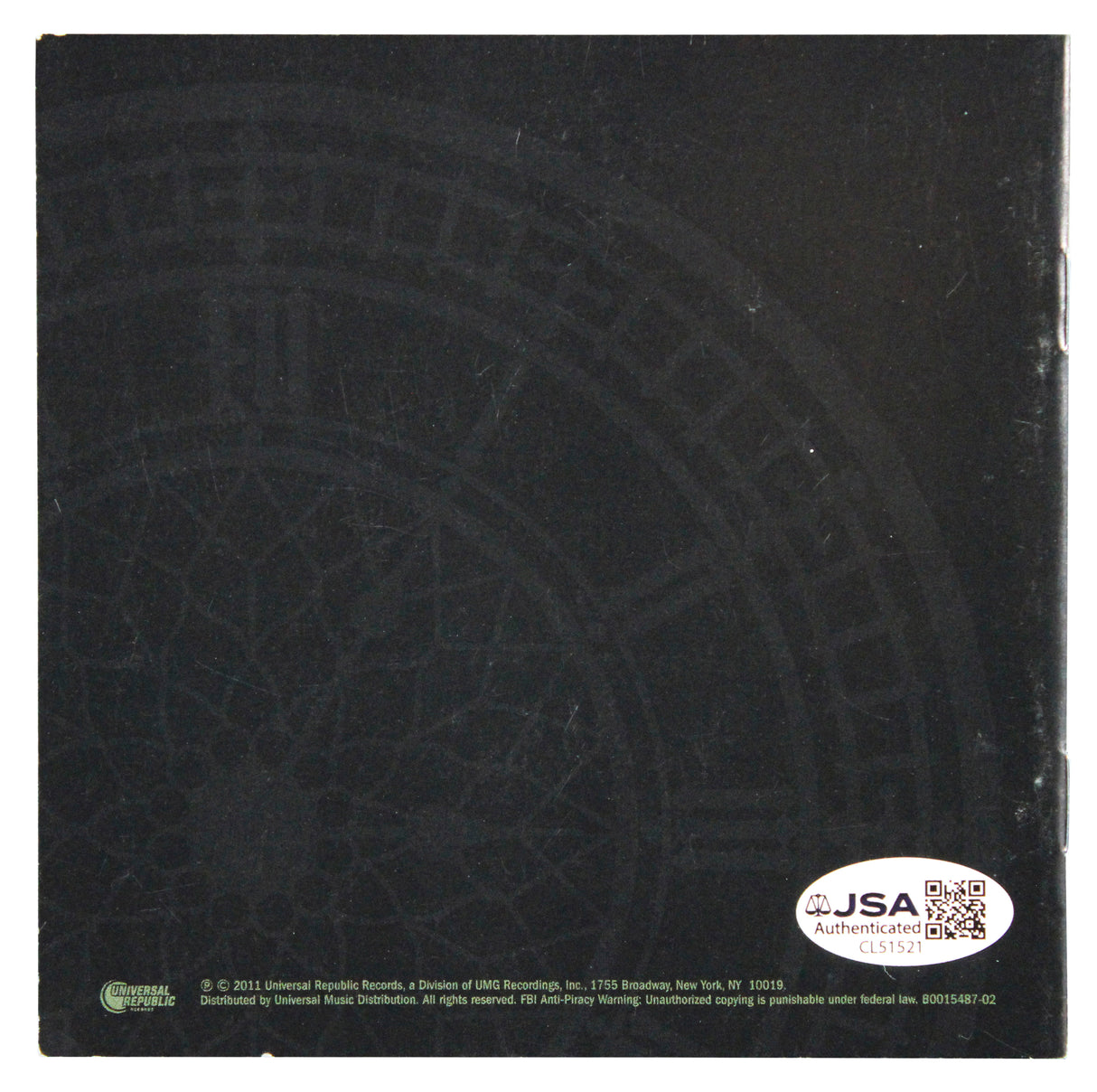 3 Doors Down (5) Arnold, Harrell, Henderson +2 Signed CD Booklet JSA #CL51521