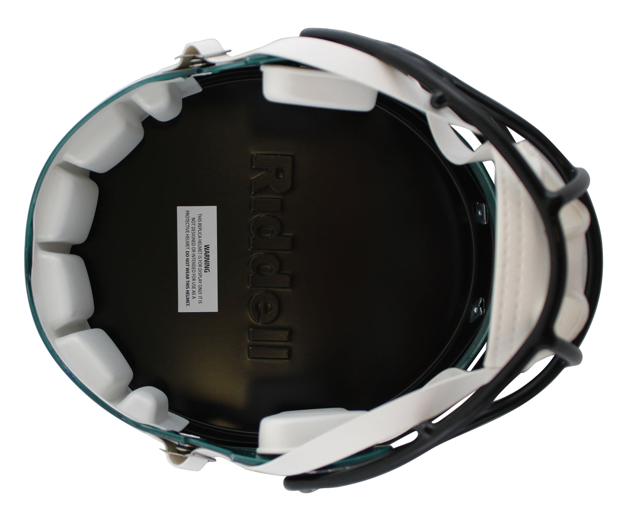 Eagles Jordan Mailata Signed Full Size Speed Rep Helmet W/ Case BAS Witnessed